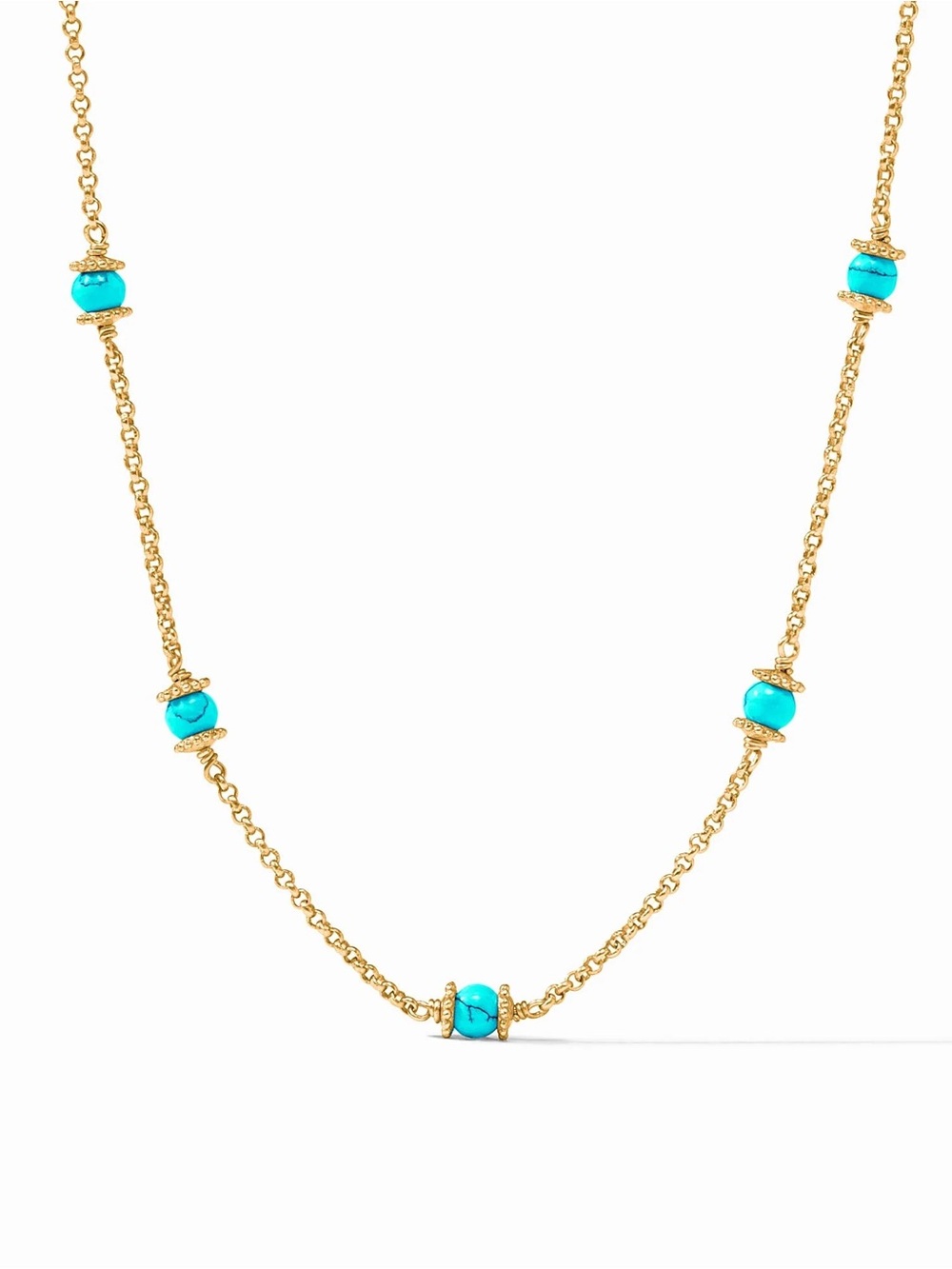 NWOT Julie Vos Hydra Delicate Station Necklace